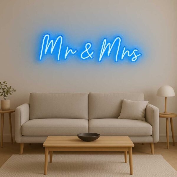 Neon led Mr Mrs - Image 2