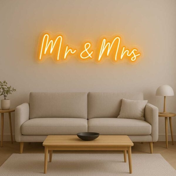 Neon led Mr Mrs - Image 5