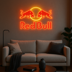 Néon LED Red Bull – Puissance & Énergie dans votre déco murale