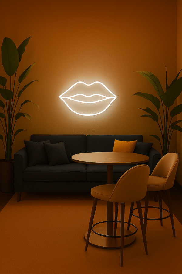 Néon LED Bouche - Déco Murale Tendance et Lumineuse – Image 7