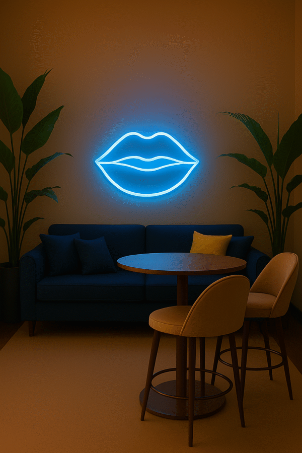Néon LED Bouche - Déco Murale Tendance et Lumineuse – Image 6