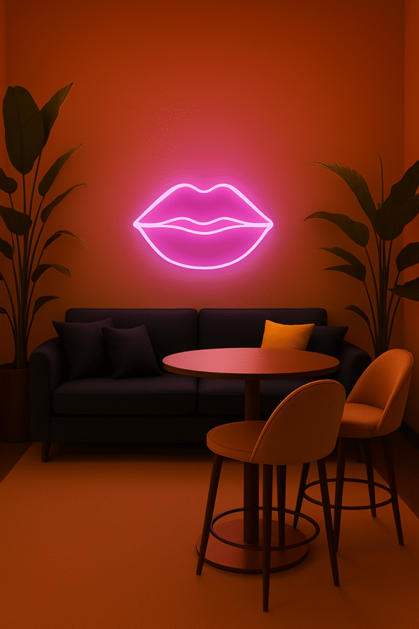 Néon LED Bouche - Déco Murale Tendance et Lumineuse – Image 4