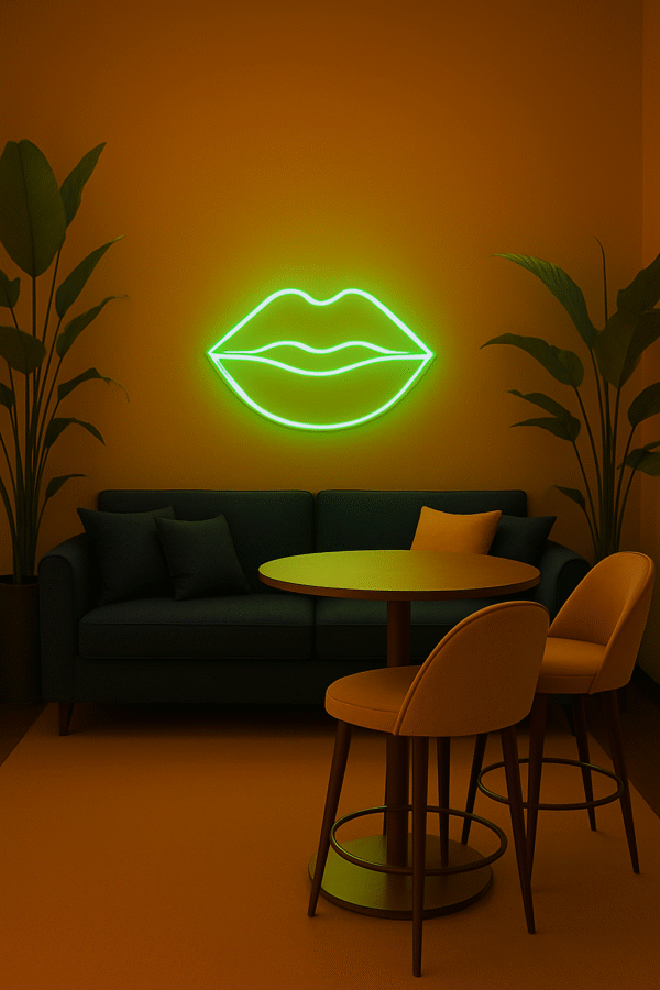 Néon LED Bouche - Déco Murale Tendance et Lumineuse – Image 3