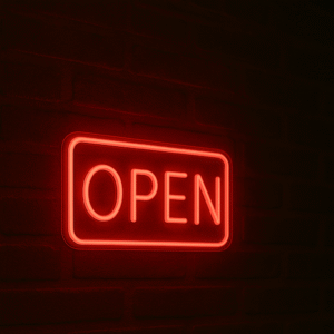 Néon LED "OPEN" – Attirez tous les regards vers votre établissement