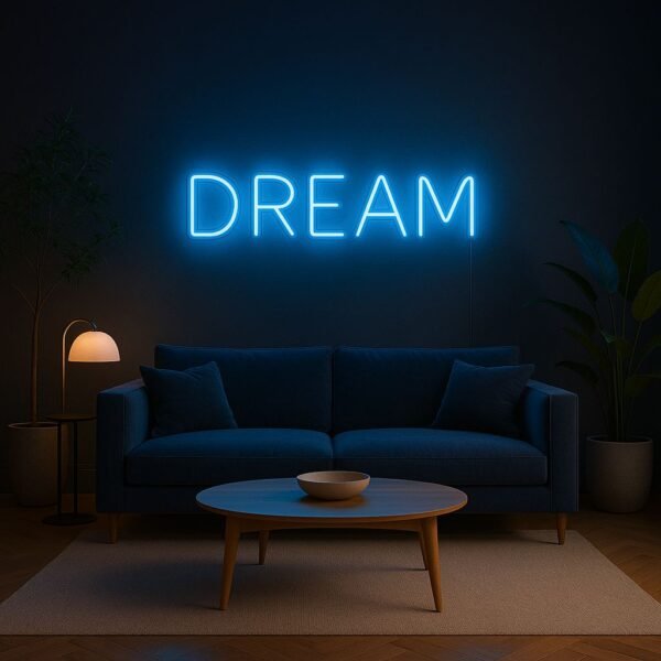 Néon LED "DREAM" – Ambiance design & inspirante | Neonvia – Image 3