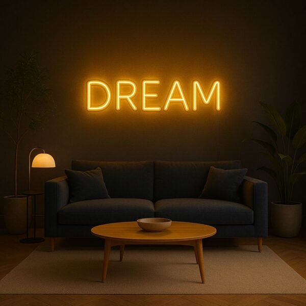 Néon LED "DREAM" – Ambiance design & inspirante | Neonvia – Image 4