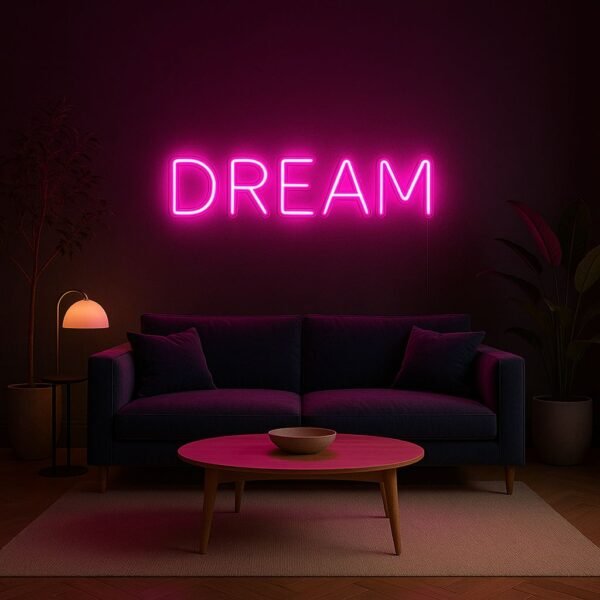 Néon LED "DREAM" – Ambiance design & inspirante | Neonvia – Image 5