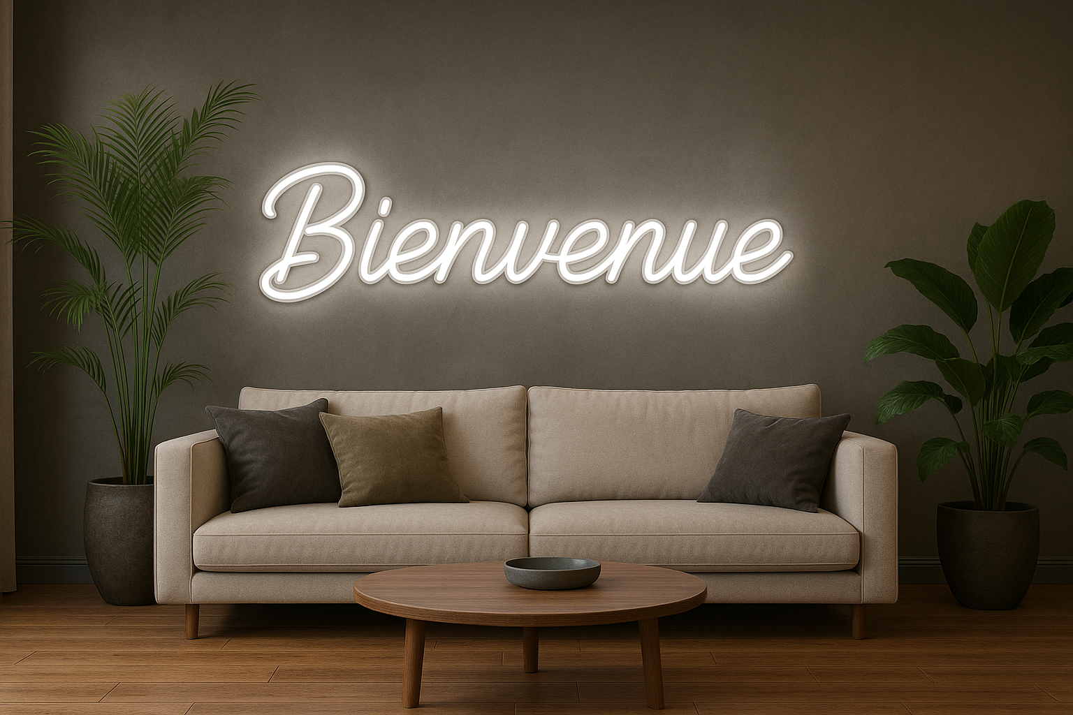 Néon LED Bienvenue – L’enseigne lumineuse qui accueille avec élégance – Image 2