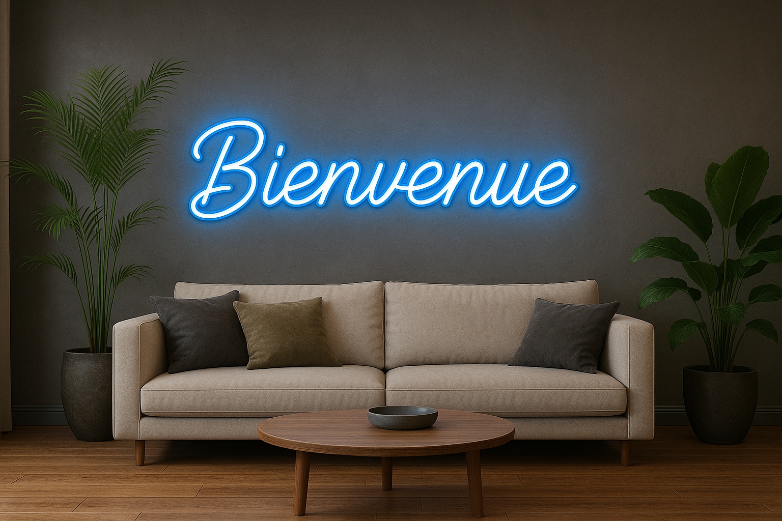 Néon LED Bienvenue – L’enseigne lumineuse qui accueille avec élégance – Image 3