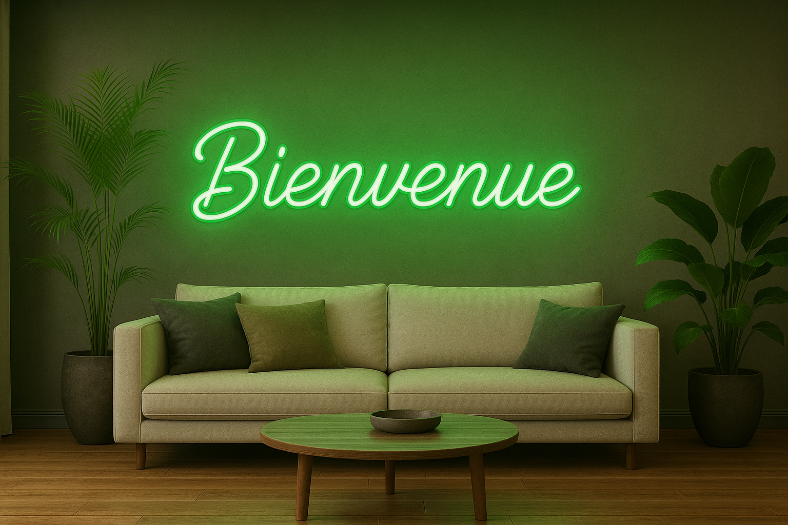 Néon LED Bienvenue – L’enseigne lumineuse qui accueille avec élégance – Image 7