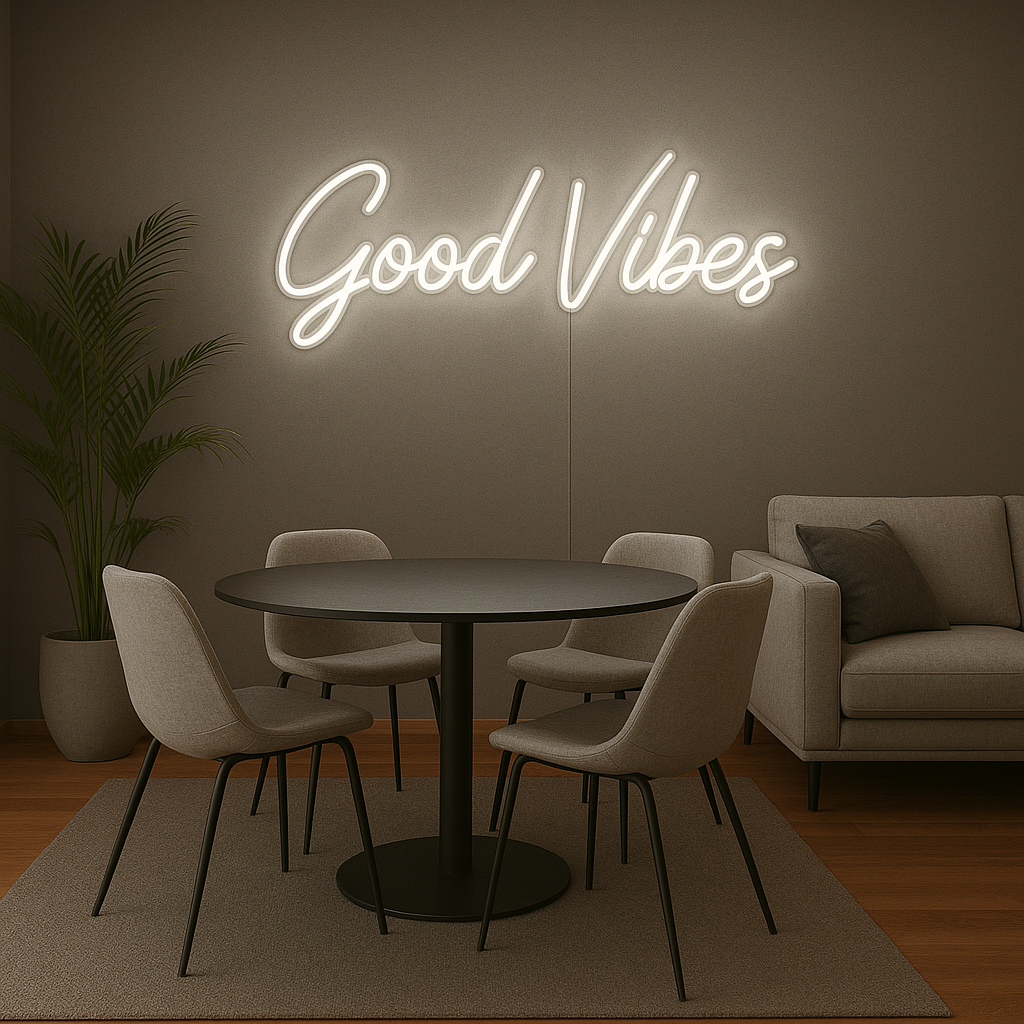 Néon LED Good Vibes – Ambiance lumineuse et tendance – Image 2