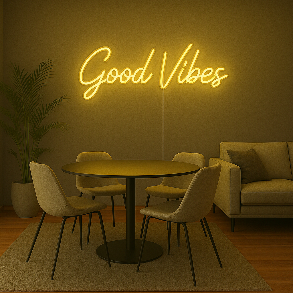 Néon LED Good Vibes – Ambiance lumineuse et tendance – Image 4