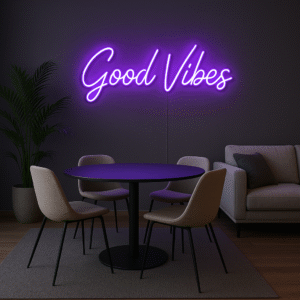 Néon LED Good Vibes – Ambiance lumineuse et tendance