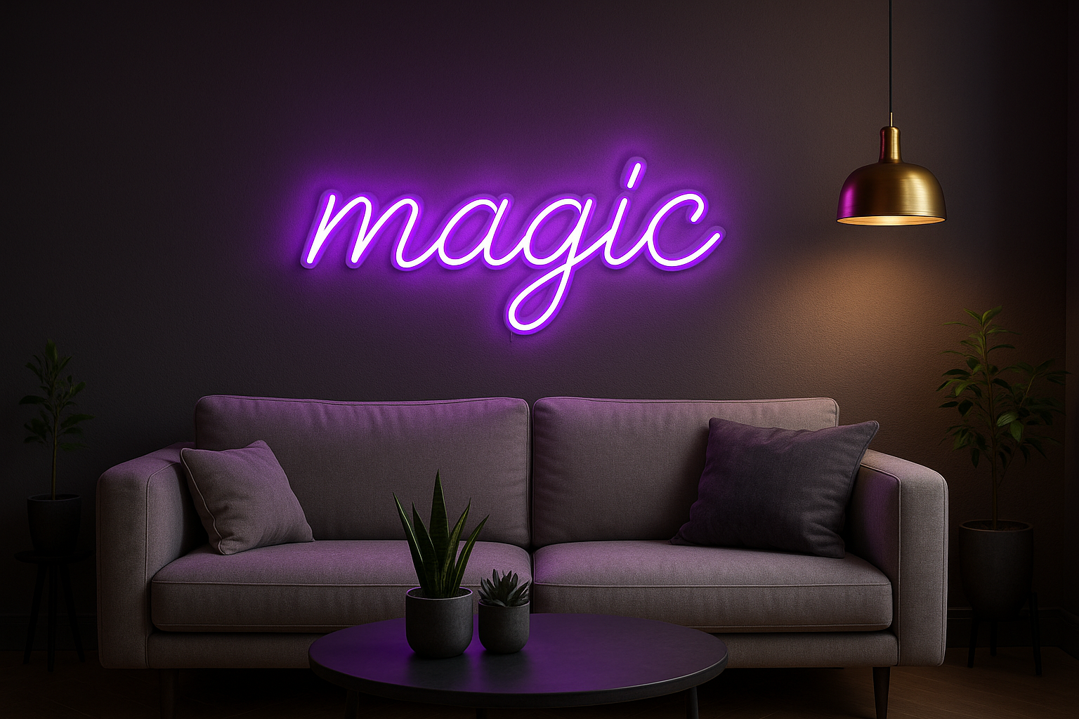 Néon LED « Magic » – Illuminez votre intérieur avec style