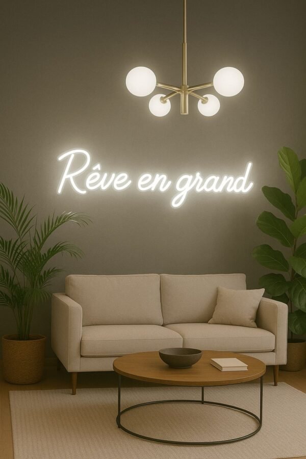 Néon LED "Rêve en grand" – Illuminez vos rêves en grand – Image 2