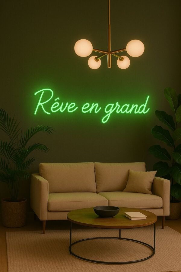 Néon LED "Rêve en grand" – Illuminez vos rêves en grand – Image 6