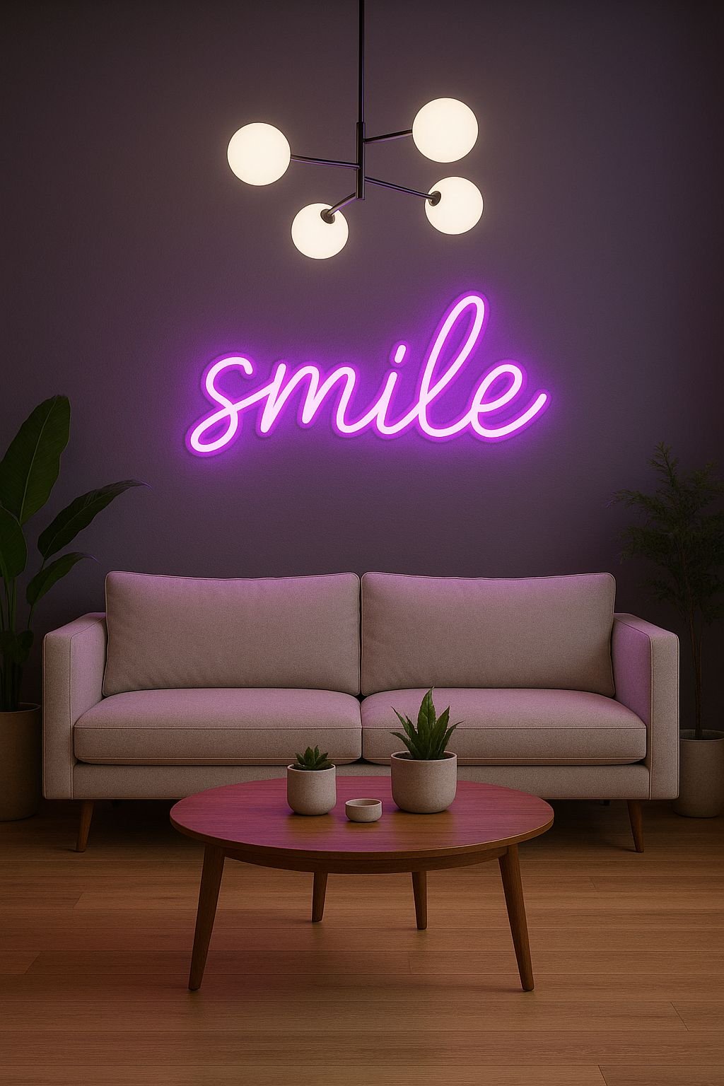 Néon LED "Smile" – La touche lumineuse qui change tout