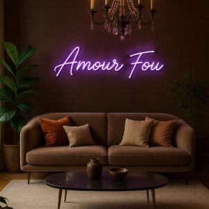 Néon LED Amour Fou