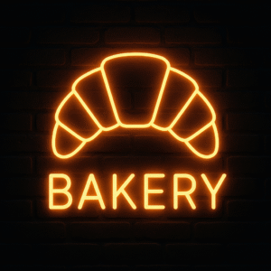 Néon LED Bakery