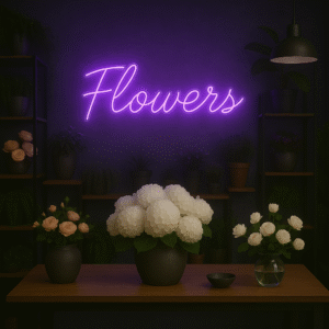 Néon LED Flowers