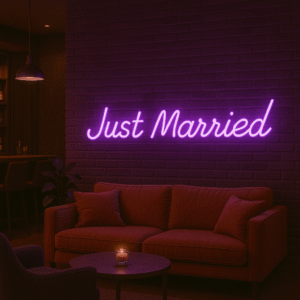Néon LED Just Married