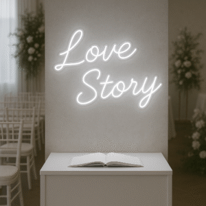 Néon LED Love Story – Une déclaration lumineuse et élégante