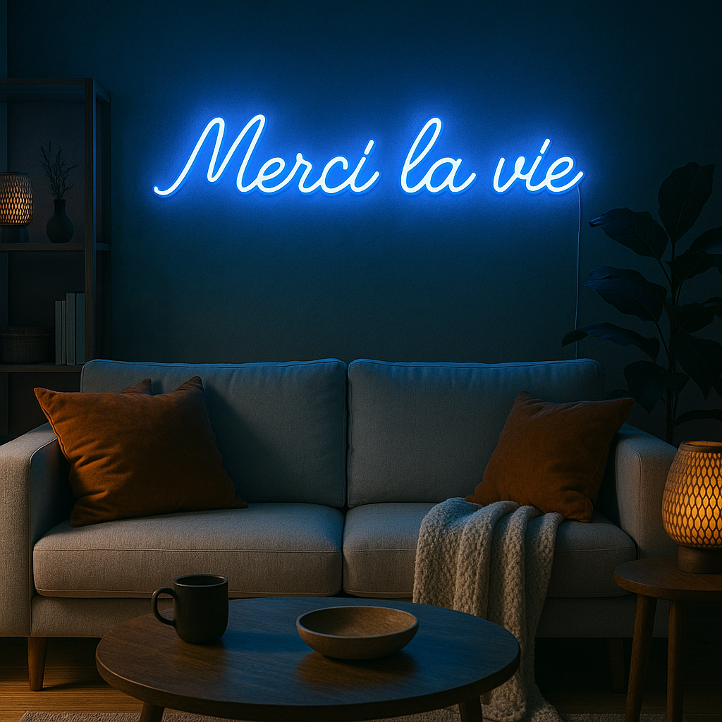 Néon LED Merci la vie – Image 3