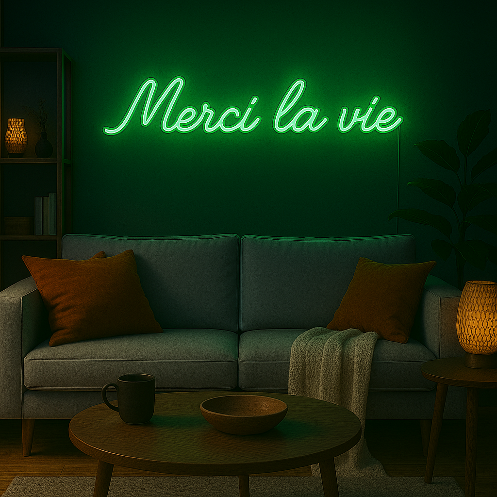 Néon LED Merci la vie – Image 7