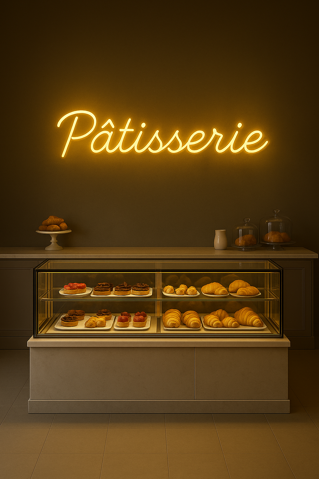 Néon LED Pâtisserie