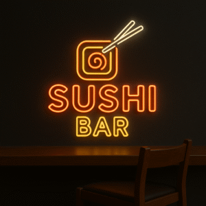 Néon LED Sushi