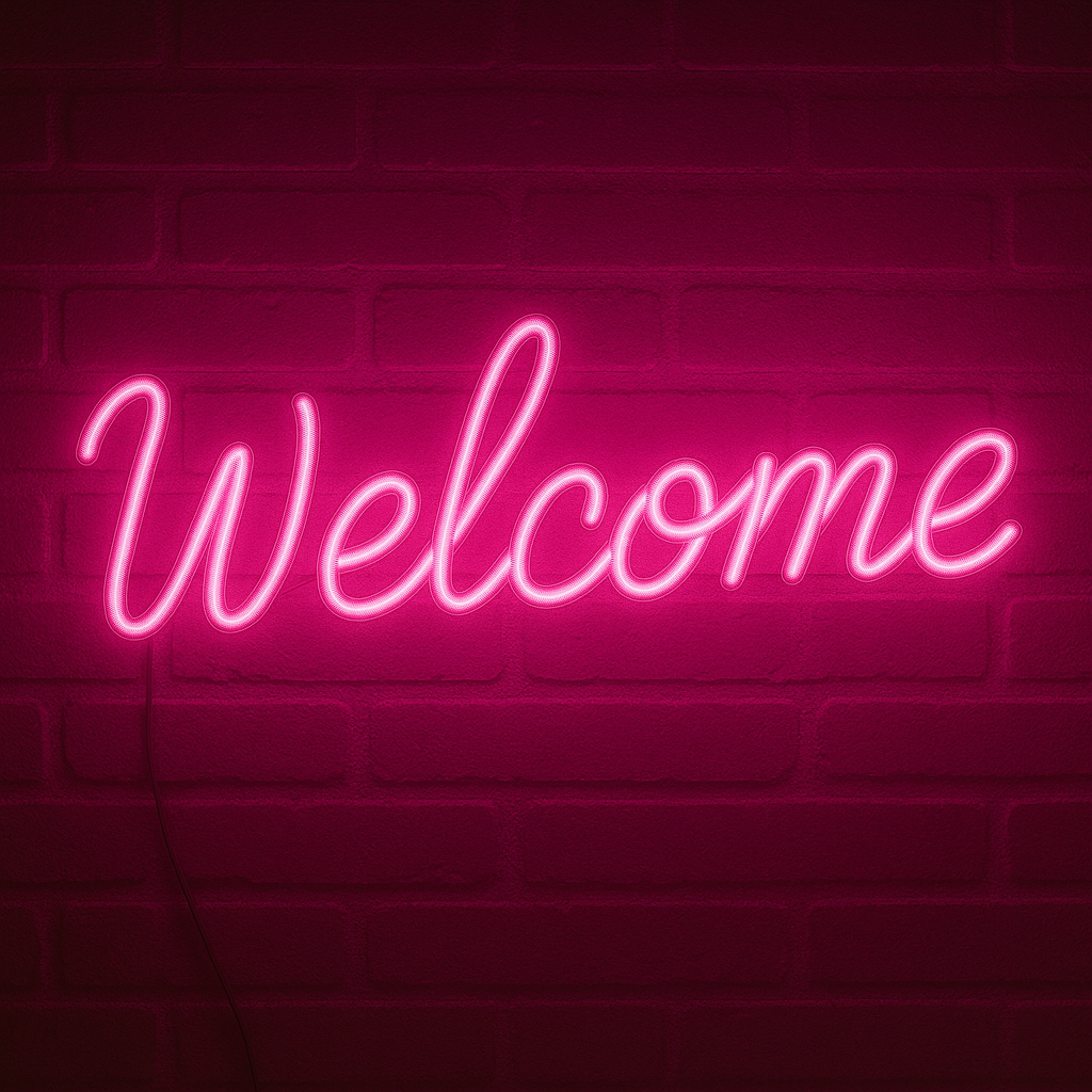 Néon LED Welcome – Image 5
