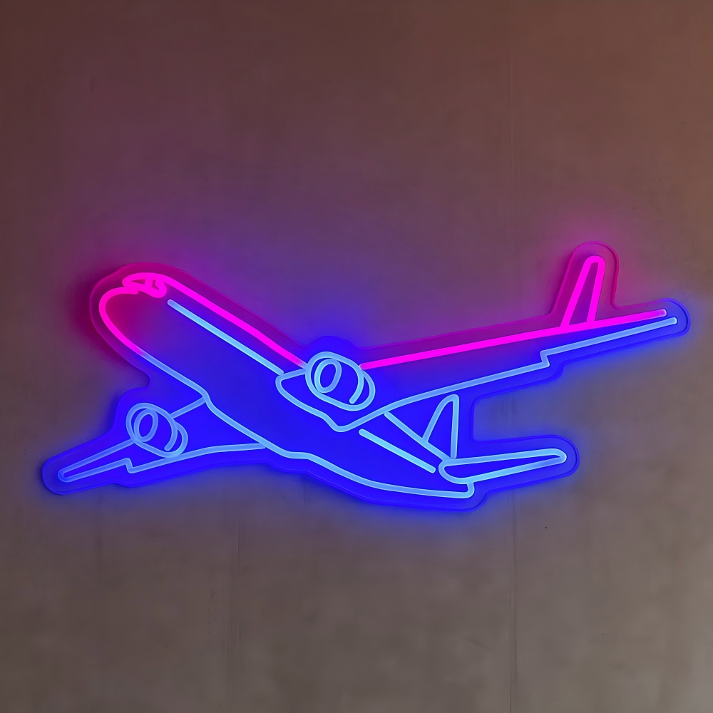 Néon LED Avion