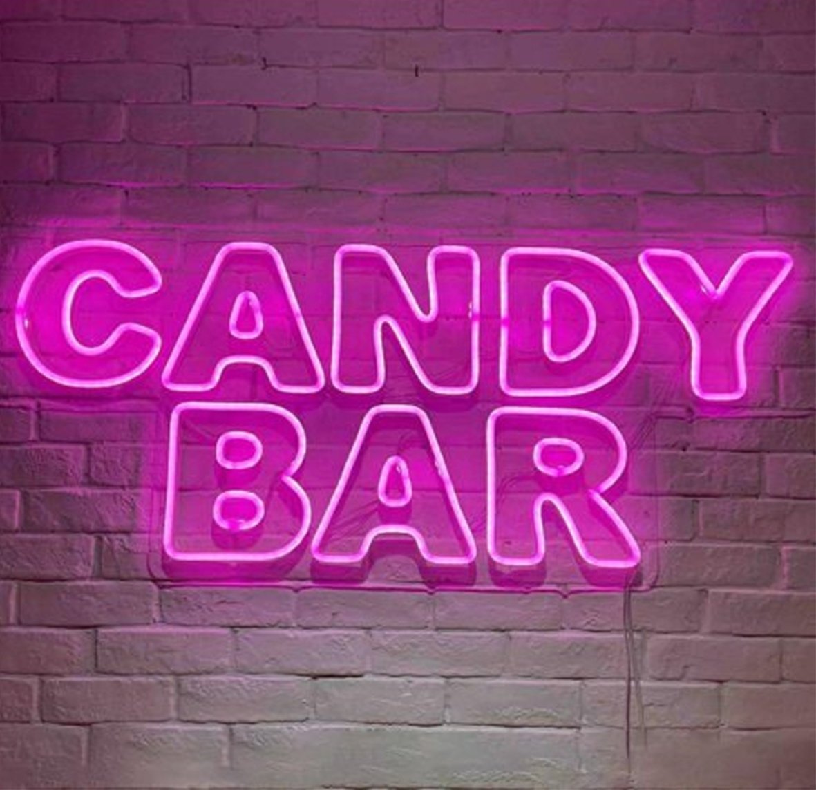 Néon LED Candy Bar — La touche lumineuse parfaite pour votre mariage ou événement