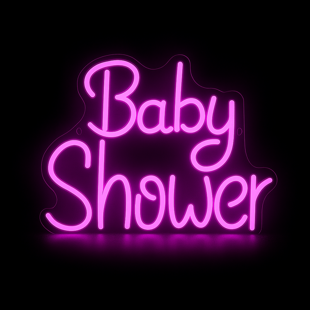 Néon LED Baby Shower – Illuminez votre fête avec élégance – Image 3