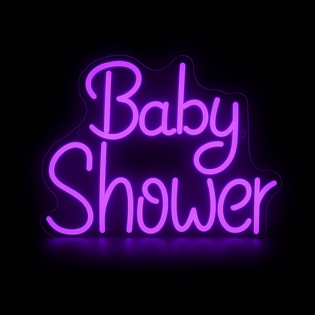 Néon LED Baby Shower – Illuminez votre fête avec élégance – Image 2