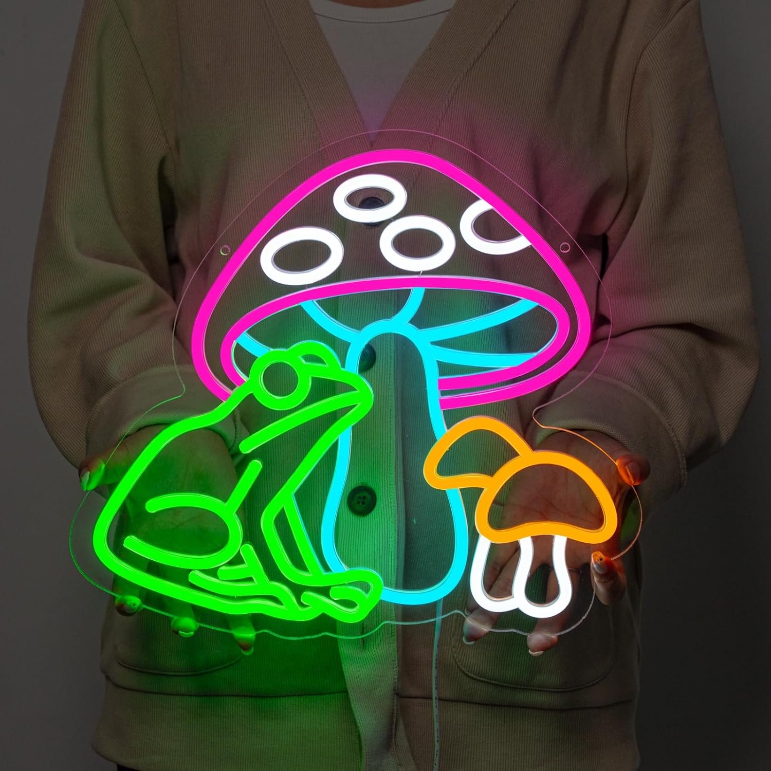 Néon LED Grenouille – Décoration Lumineuse Originale et Colorée – Image 2