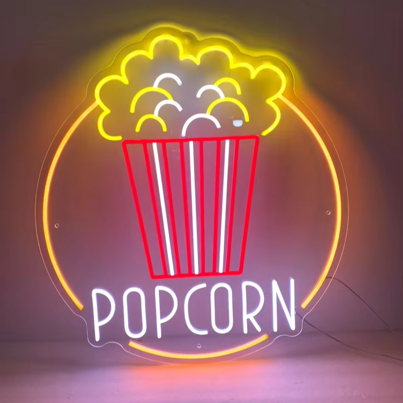 Néon LED Pop Corn – L’enseigne lumineuse idéale pour une déco gourmande – Image 2