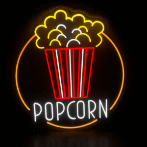 Néon LED Pop Corn – L’enseigne lumineuse idéale pour une déco gourmande