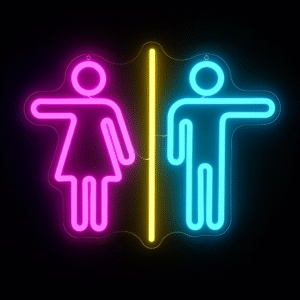 Neon LED WC Badkamer
