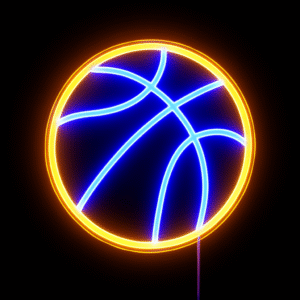 Néon LED Balle de Basket – Luminaires sportifs et design