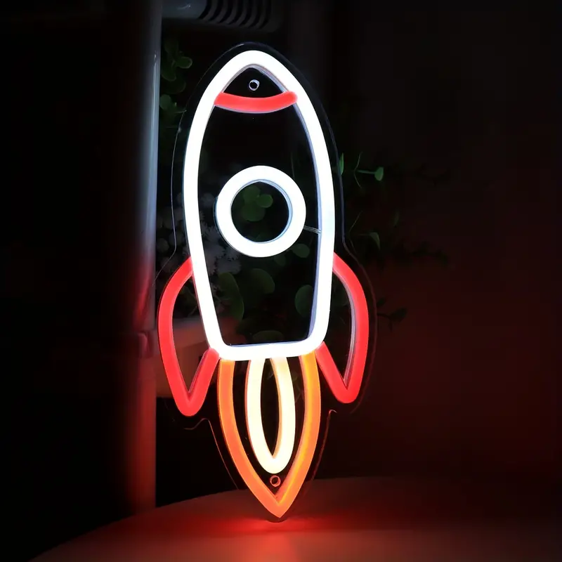 Néon LED Fusée – Enseigne lumineuse design pour une déco moderne et originale – Image 2